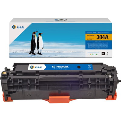 УНИВЕРСАЛНА КАСЕТА ЗА HP / CANON - CC530A / CE410A / CF380A / CRG-718B - Black G&G