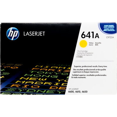 КАСЕТА ЗА HP COLOR LASER JET SMART PRINT 4600 - Yellow -  /641A/  - P№ C9722A