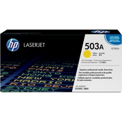 КАСЕТА ЗА HP COLOR LASER JET 3800 - Yellow - /503A/ - P№ Q7582A