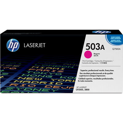 КАСЕТА ЗА HP COLOR LASER JET 3800  - Magenta - /503A/  - P№ Q7583A