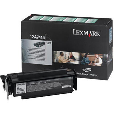 КАСЕТА ЗА LEXMARK OPTRA T420 - Black - Return program cartridge  - OUTLET - P№ 12A7415