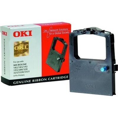 ЛЕНТА ЗА МАТРИЧЕН ПРИНТЕР OKI ML 182/280/320/390/391/3321 - P№ 01108002 / 09002303 -  Black - 3 милиона символа