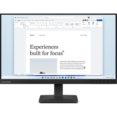 Монитор Lenovo L24-4E - 24" FHD IPS 100Hz