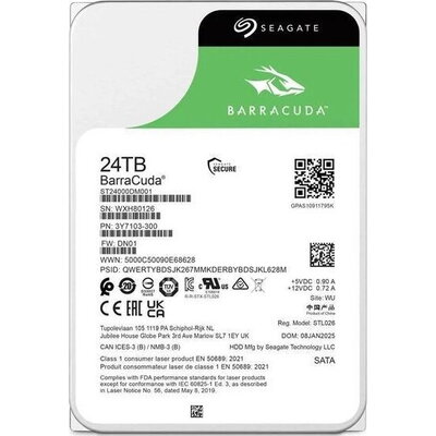 Твърд диск Seagate BarraCuda 24TB ST24000DM001