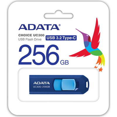 Флаш памет 256GB TYPE-C UC300 ADATA BLUE