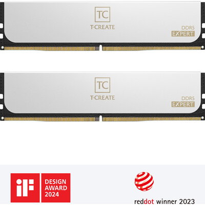 RAM T-CREATE EXPERT DDR5 DESKTOP MEMORY White 32GB (2x16GB) 6000MHz CL38