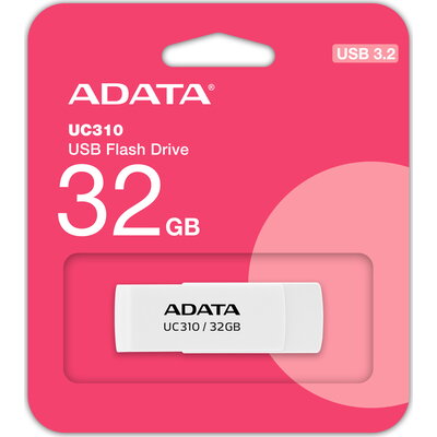Флаш памет 32GB UC310 ADATA WHITE