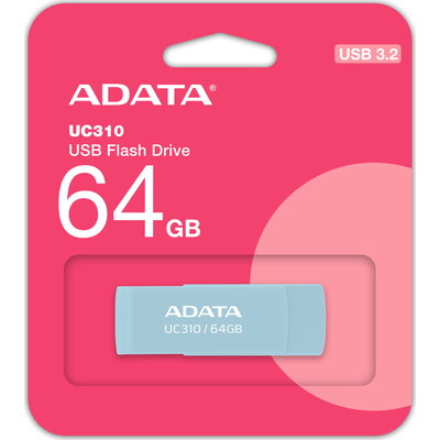 Флаш памет 64GB UC310 ADATA BLUE