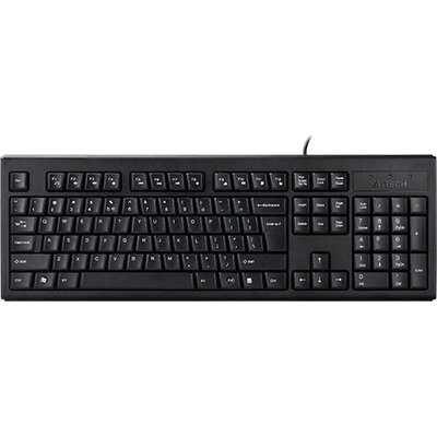 Клавиатура A4 KRS-83 NATURAL_A FN MULTIMEDIA USB BLACK US+BG