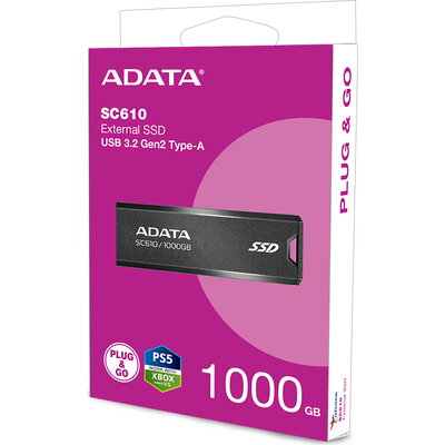 SSD диск ADATA EXT SC610 1000GB RED