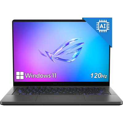 Лаптоп ASUS GA403WR-QS092W - 14" 3K OLED 120Hz, AMD Ryzen AI 9 HX 370, GeForce RTX 5070 Ti, Windows 11