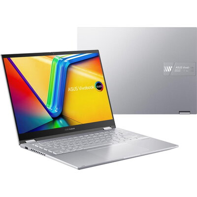 Лаптоп ASUS VIVOBOOK S14 FLIP TN3402YA-OLED-KN731W - 14" 2.8K OLED Touch, AMD Ryzen 7 7730U, Windows 11