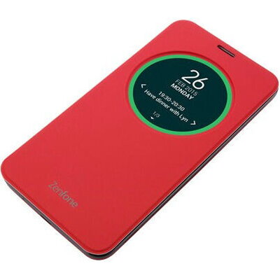 Калъф за телефон ASUS ZE500 VIEW FLIP COVER червен