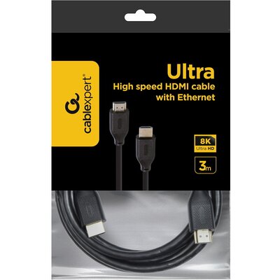 Кабел GEMBIRD Ultra High speed HDMI cable with Ethernet, 8K select series, 3 m