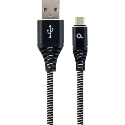 Кабел Premium cotton braided Micro-USB charging and data cable, 2 m