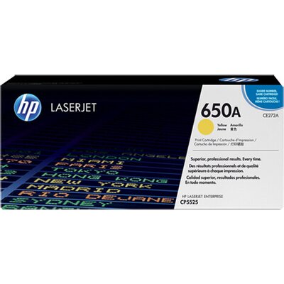 Тонер касета HP 650A Yellow Original Toner Cartridge