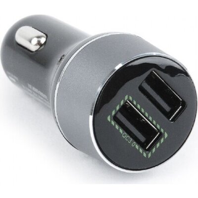 Зарядно за автомобил GEMBIRD 2-port USB car quick charger