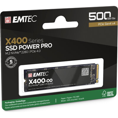 SSD диск EMTEC X400 500GB NVMe