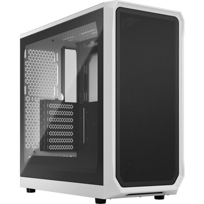 Кутия Fractal Design FOCUS 2 WHITE TG CLEAR TINT