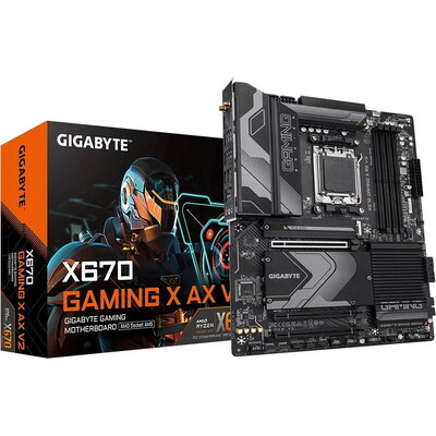 Дънна платка GIGABYTE X670 GAMING X AX V2