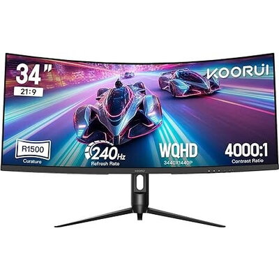 Монитор KOORUI 34 G3441XC WQHD 240HZ