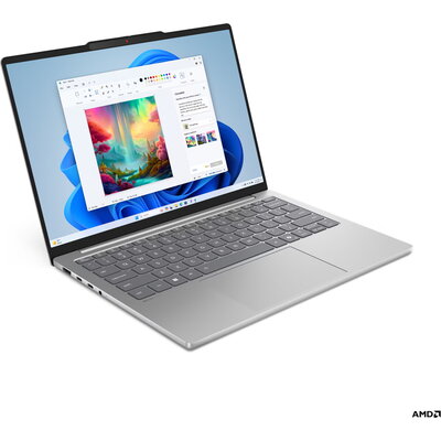 Лаптоп LENOVO IP5 SLIM - 13.3" WUXGA, AMD Ryzen 7 7735HS, Сив
