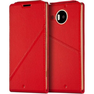 Калъф за телефон Microsoft LUMIA 950XL FLIP COVER RED