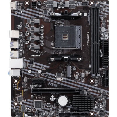 Дънна платка MSI PRO A520M-S /AM4