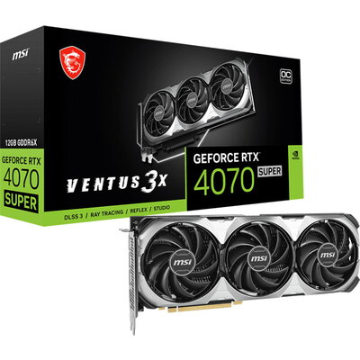 Видео карта MSI RTX 4070 SUPER 12G VENTUS 3X OC