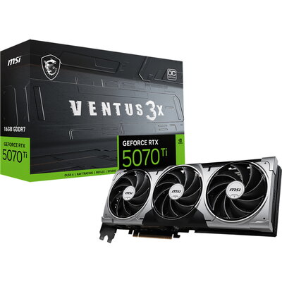 Видео карта MSI RTX 5070 TI 16G VENTUS 3X
