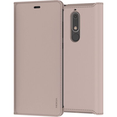 Калъф за телефон NOKIA 5.1 CP-307 FLIP COVER CREAM