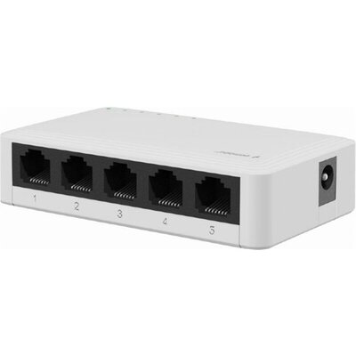 Суич Gembird NSW-G5-01 Switch 5 ports 10/100/1000 Mbps, White