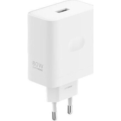 Зарядно realme 80W Wall Charger WHITE