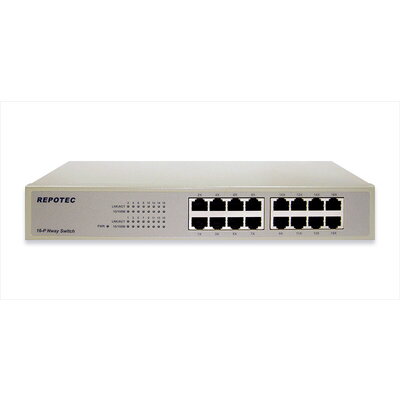 Суич REPOTEC RP-1716DR2 - 16P Fast Ethernet Switch