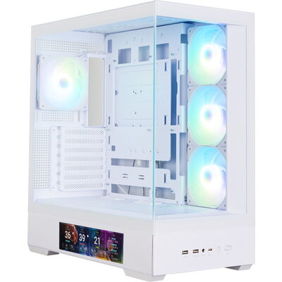 Кутия Zalman P40 DS WHITE