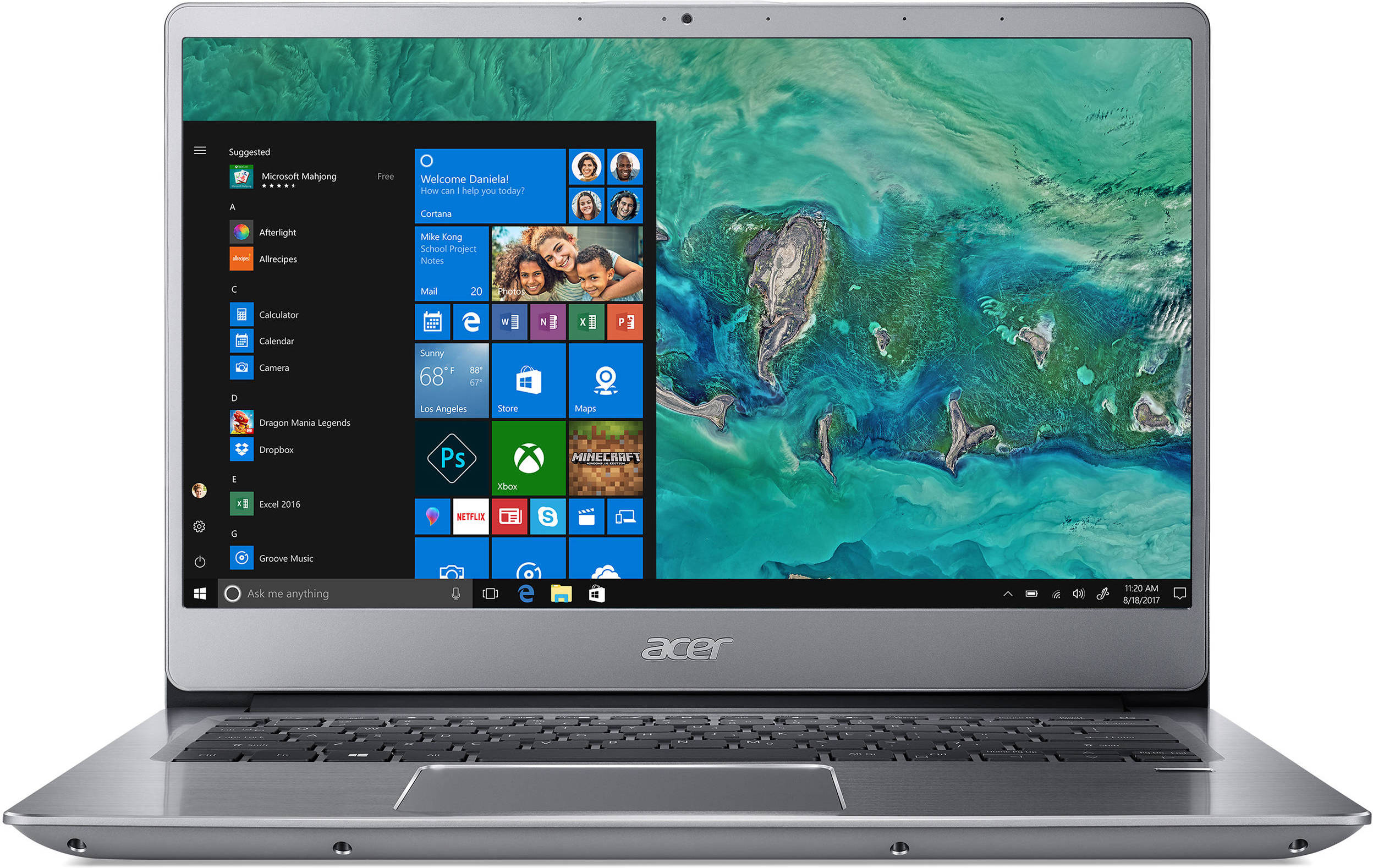 Лаптоп Acer Swift 3 Sf314 56g 14 Fhd Ips Intel Core I5 8265u