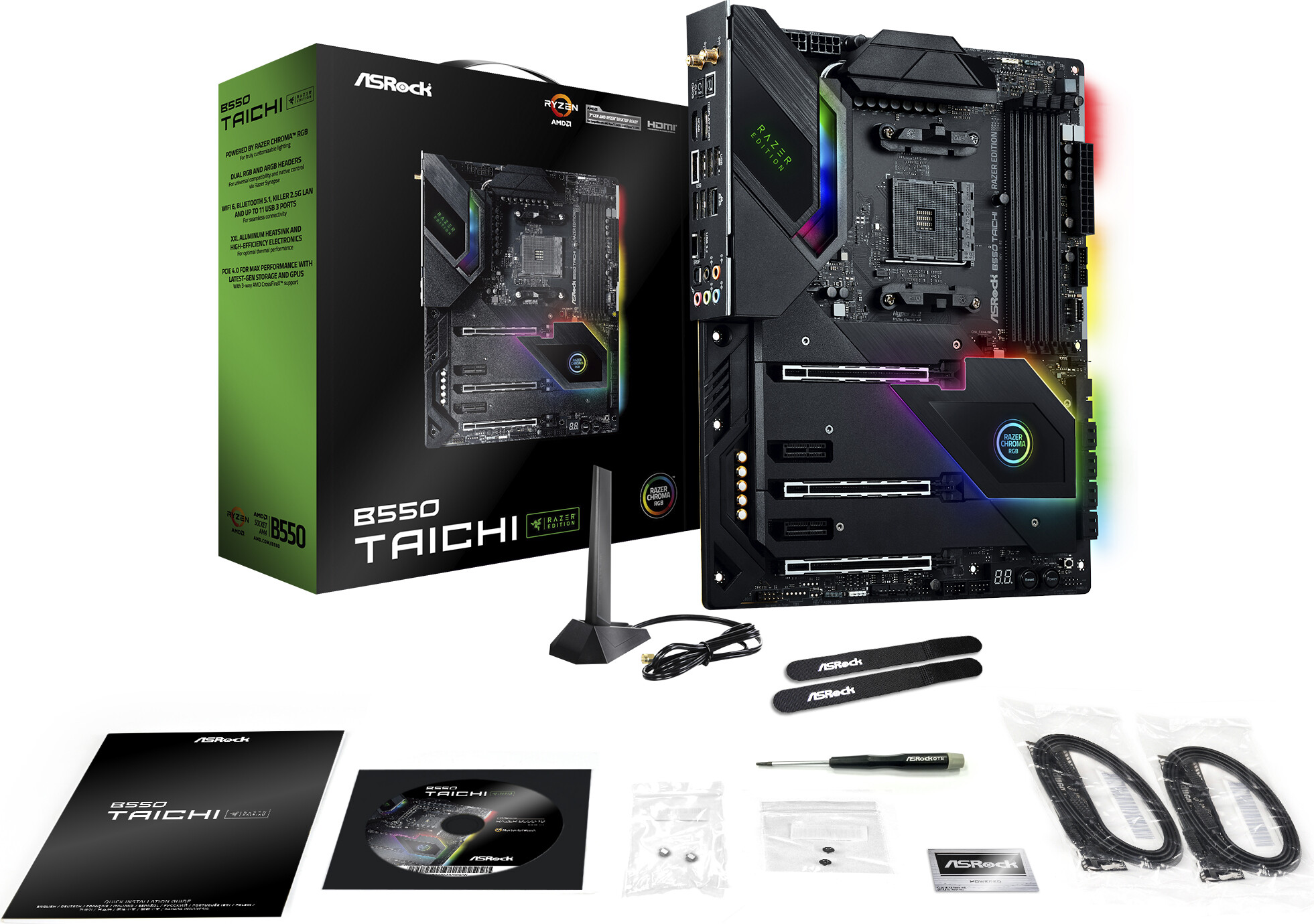 Asrock b550 taichi razer edition обзор