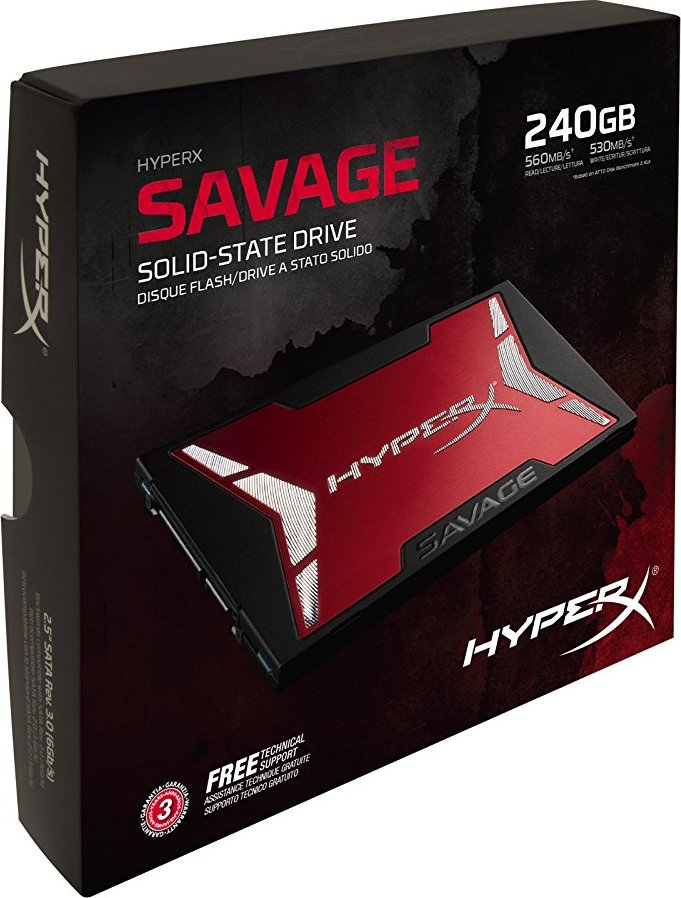 SSD Kingston HyperX Savage 240GB - SHSS37A/240G