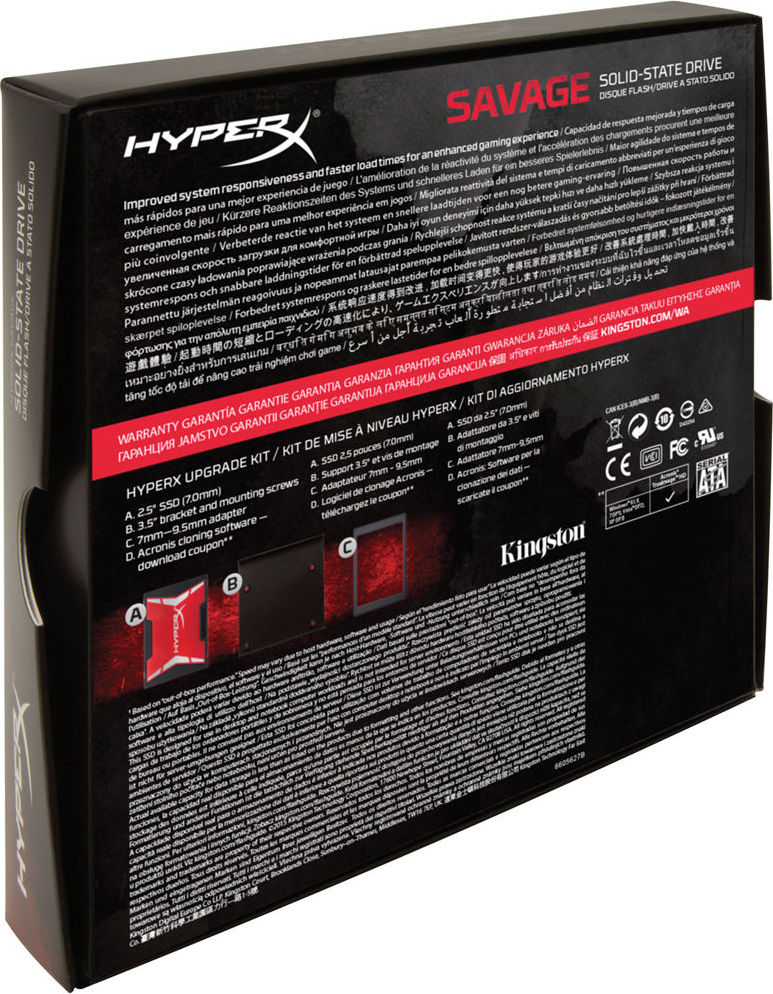 SSD Kingston HyperX Savage 240GB - SHSS37A/240G