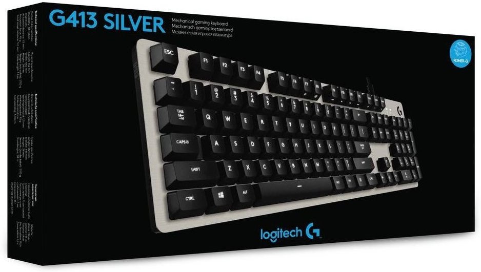 Logitech g413 silver обзор