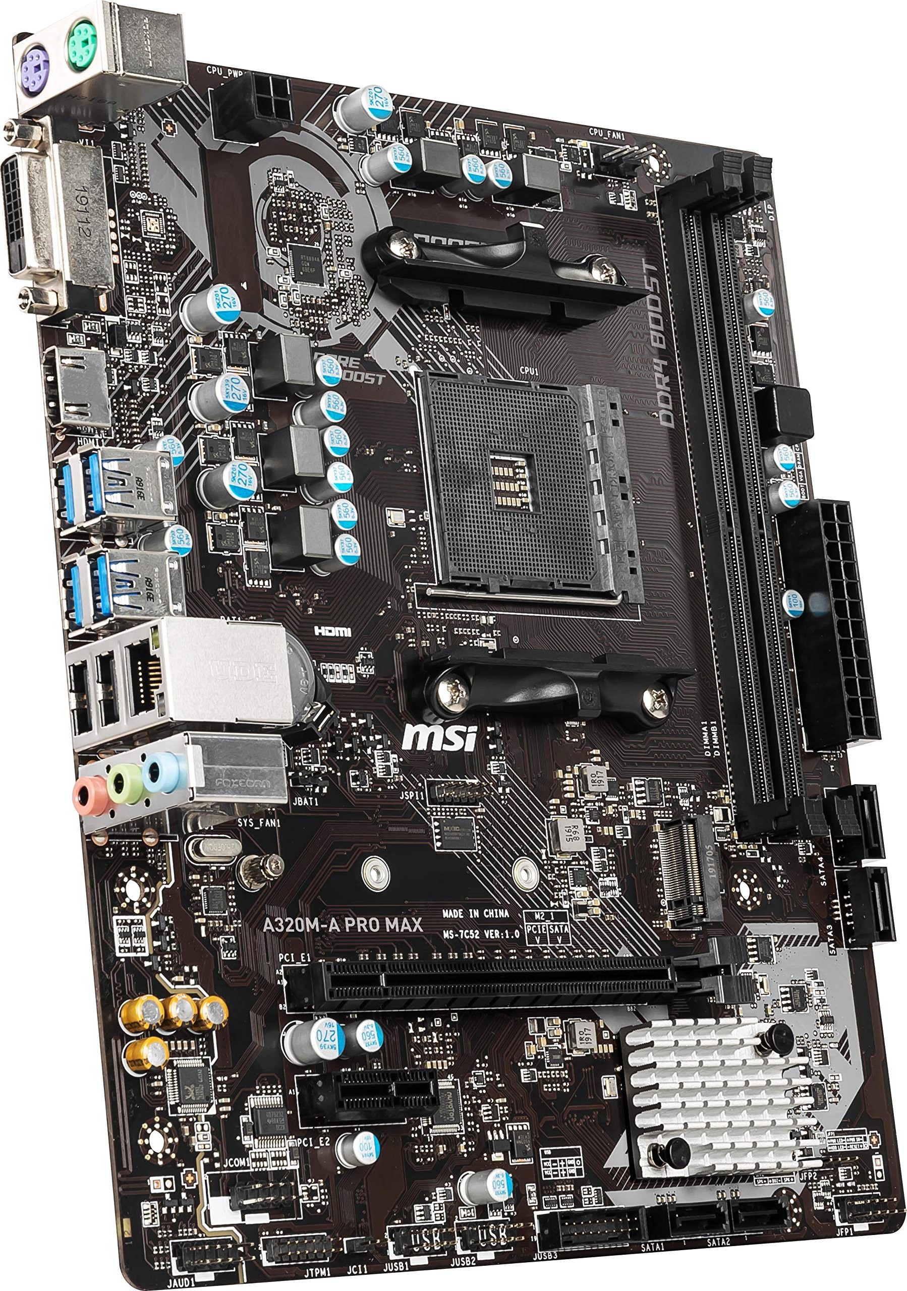 Msi a320m a pro нет изображения