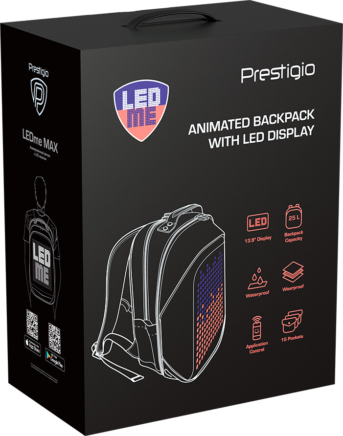 Рюкзак prestigio ledme max какой источник питания