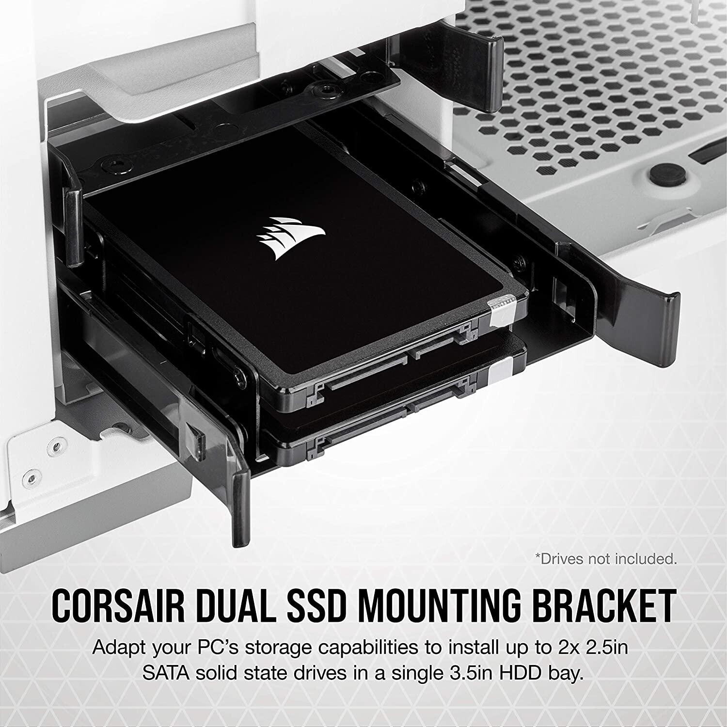 Скоби за монтиране Corsair Hddssd Mounting Kit Dual 25 To 35 Black Crs Acc Cssd Brkt2 9693